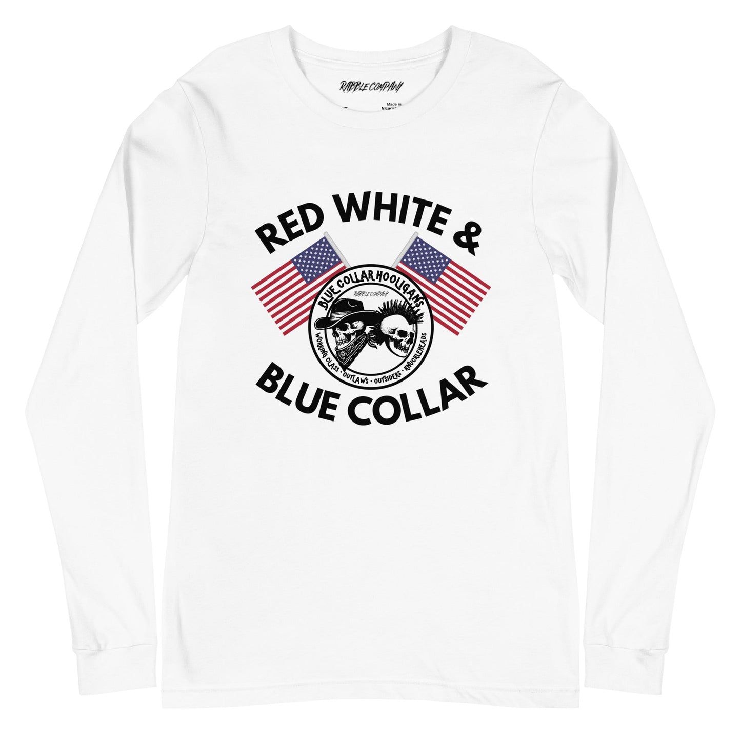 American Blue Collar - Long Sleeve Tee - RABBLE COMPANY