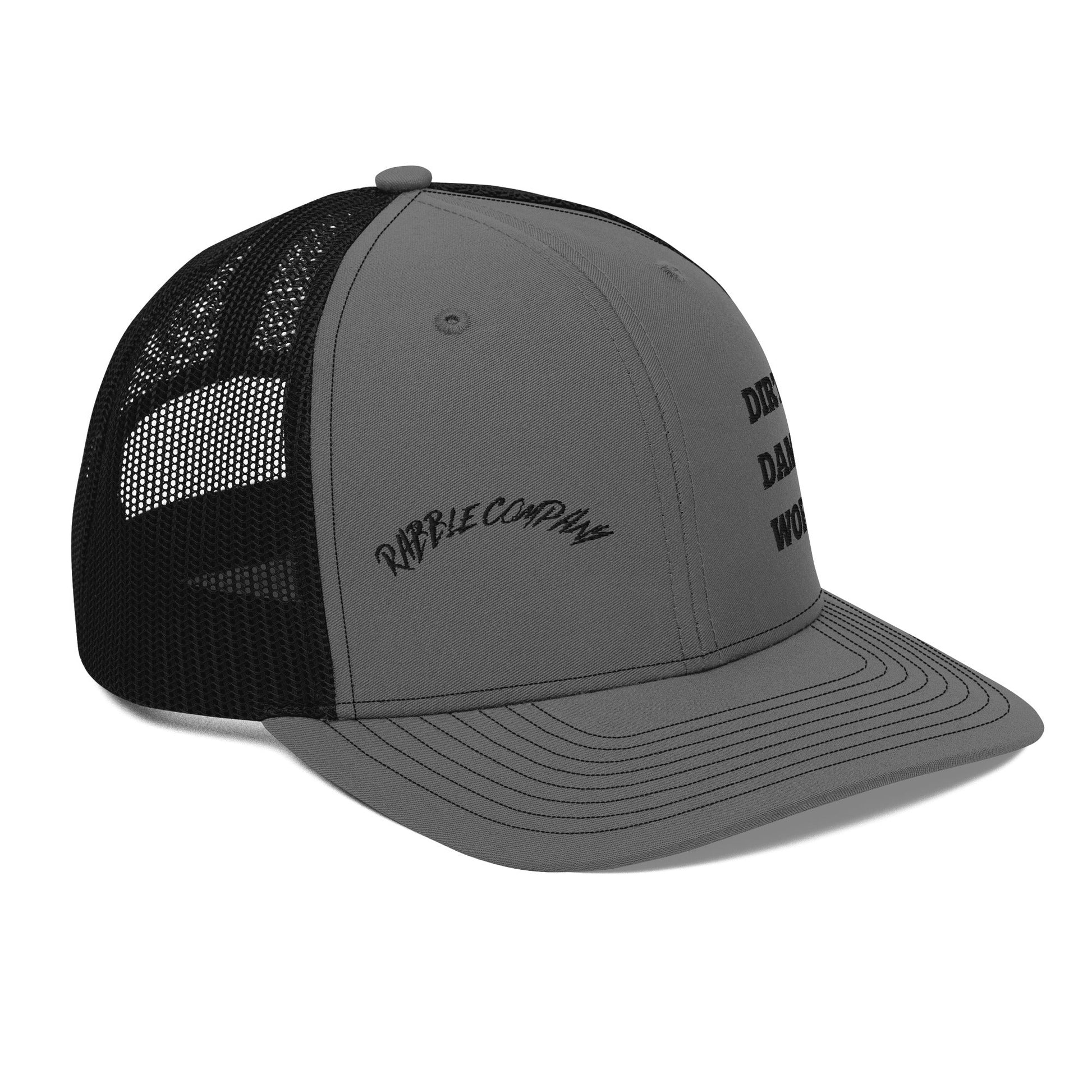 DIRTY DAMN WORK - SNAPBACK HAT - RABBLE COMPANY