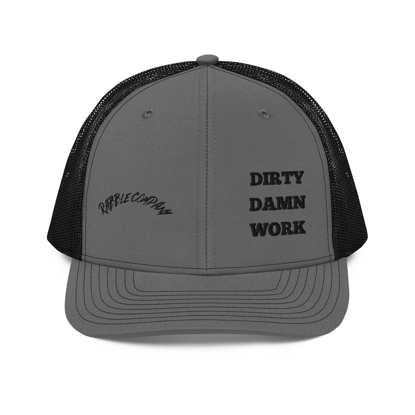 DIRTY DAMN WORK - SNAPBACK HAT - RABBLE COMPANY