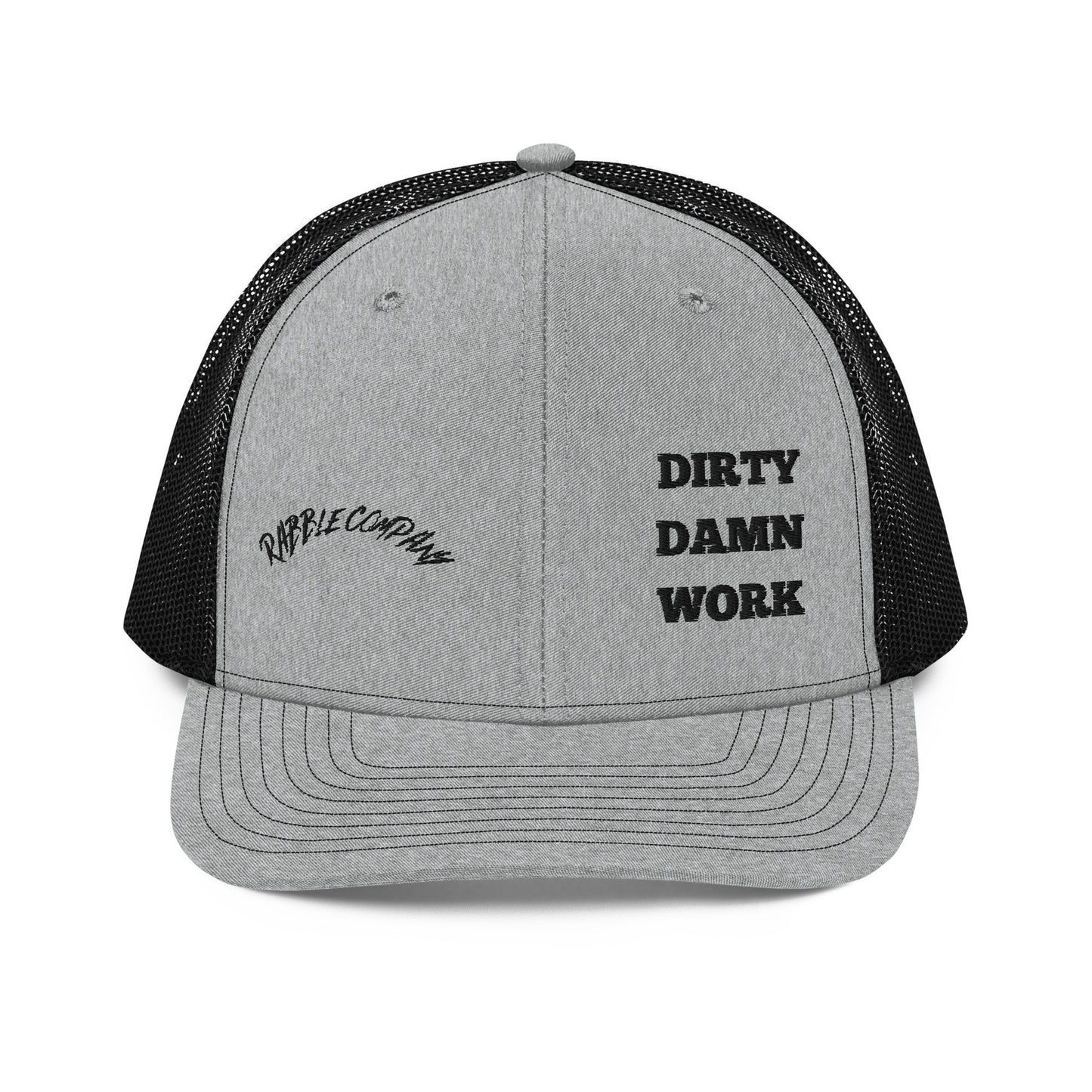 DIRTY DAMN WORK - SNAPBACK HAT - RABBLE COMPANY