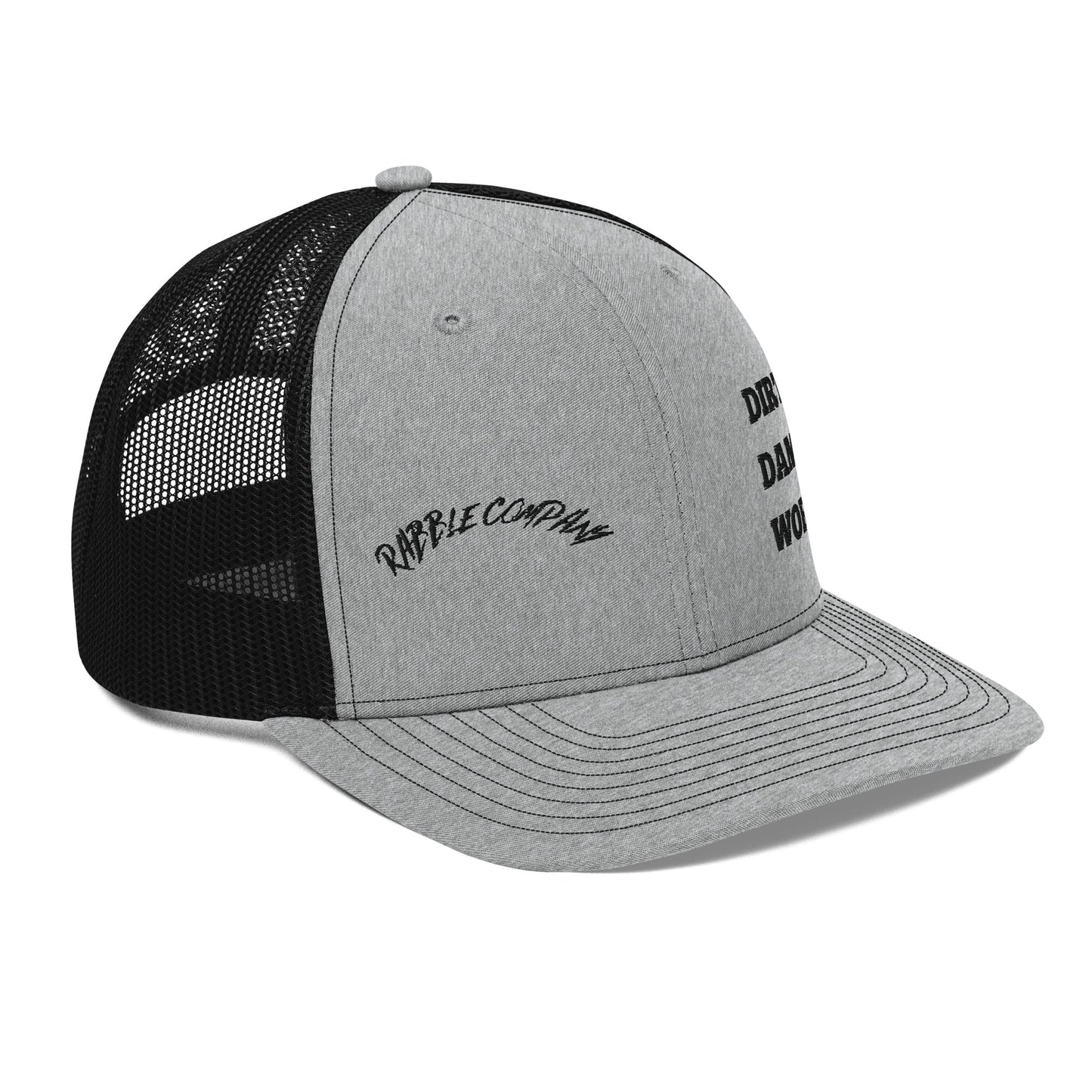 DIRTY DAMN WORK - SNAPBACK HAT - RABBLE COMPANY