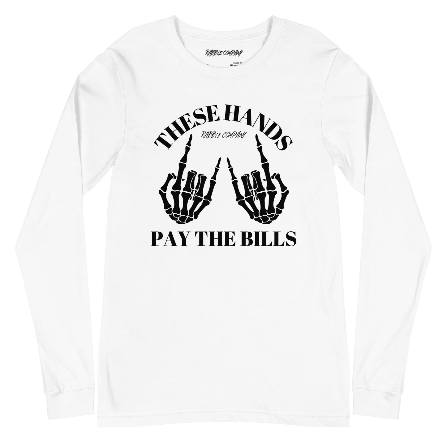 Payin’ Bills - Long Sleeve Tee - RABBLE COMPANY