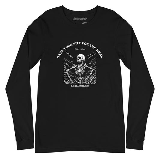 Save Your Pity - Long Sleeve Tee - RABBLE COMPANY