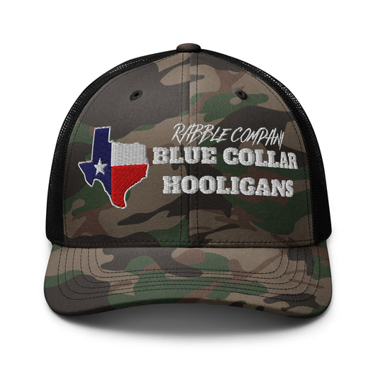 The Lone Star - Camo Hat - RABBLE COMPANY